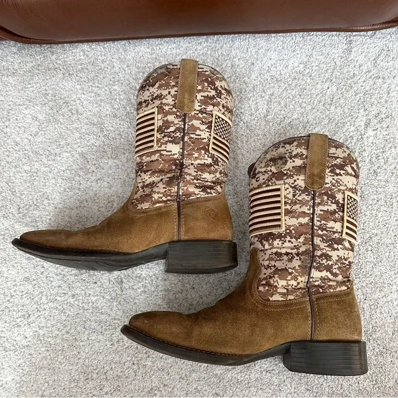 Ariat Camo Patriotic Boots - Picture 6 of 13
